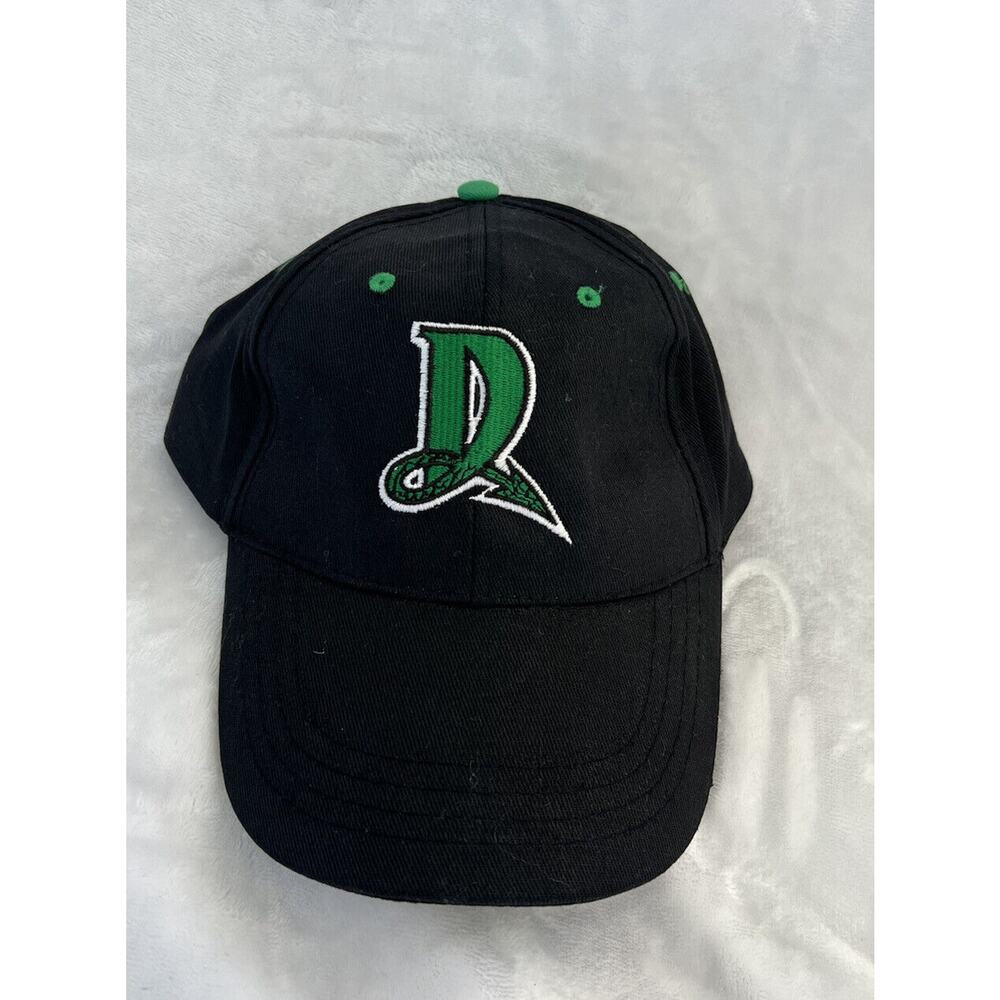 Dayton Dragons Hat Mens One Size Black Strap Baseball‎ Cap Minor League Sports